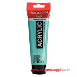 Amsterdam Acrylverf Turkooisgroen (661), 120ml