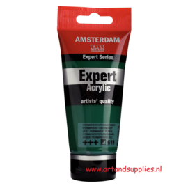 Amsterdam Expert Acrylverf Permanentgroen Donker (619), 75ml