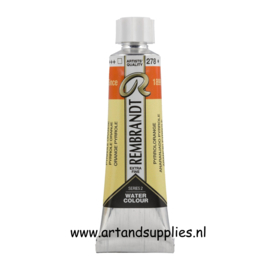 Rembrandt Aquarelverf Pyrrole Oranje (278/2), 10ml