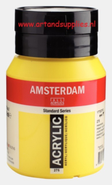 Amsterdam Acrylic Paint (275) Primary Yellow, 500ml
