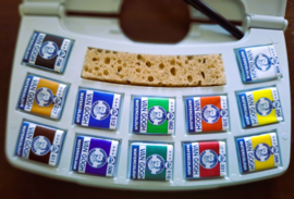 Van Gogh Aquarelpocket  Box, 12 halve napjes
