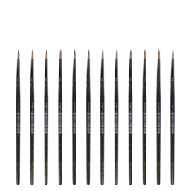 Kangaro penseel synthetisch - Kort Rond, 4mm