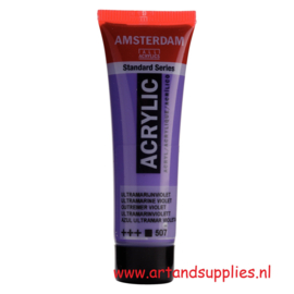 Amsterdam Acrylverf Ultramarijn Violet (507), 20ml