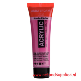 Amsterdam Acrylverf Permanent Roodviolet Licht (577), 20ml
