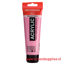 Amsterdam Acrylverf Quinacridonerose Licht (385), 120ml