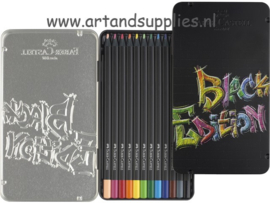 Black Edition kleurpotloden van Faber Castell, 12 stuks