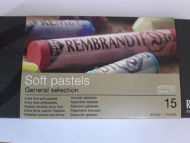 Rembrandt Soft Pastels Basis set, 15 stuks