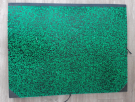 Tekenmap groen/zwart, 61x80cm
