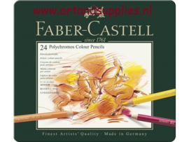 Faber Castell Polychromos kleurpotlodenset van 24 stuks