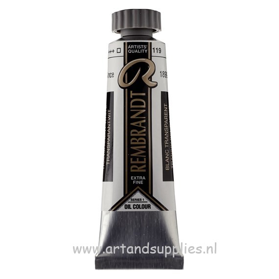 Rembrandt Olieverf Transparant Wit  (119/1), 15ml