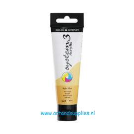 System 3 Acrylverf Naples Yellow (634), 59ml
