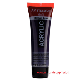 Amsterdam Acrylverf Permanent Blauwviolet (568), 20ml