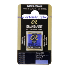 Rembrandt Aquarelverf Lavendel (525/1), half napje
