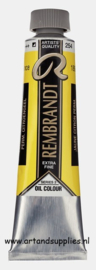 Rembrandt Olieverf Permanent Citroengeel (254/3), 40ml