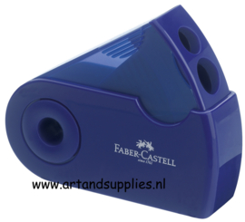 Puntenslijper Twin Sleeve, Faber Castell - Blauw