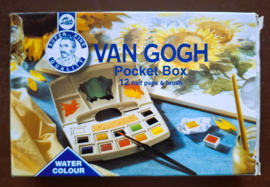 Van Gogh Aquarelpocket  Box, 12 halve napjes