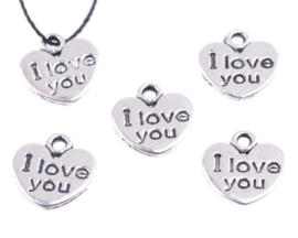 Hartje I love you, per 15 stuks