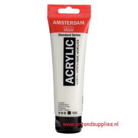 Amsterdam Acrylverf Titaanwit (105), 120ml