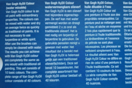 Van Gogh H2 Oil - Olieverf op waterbasis  Set