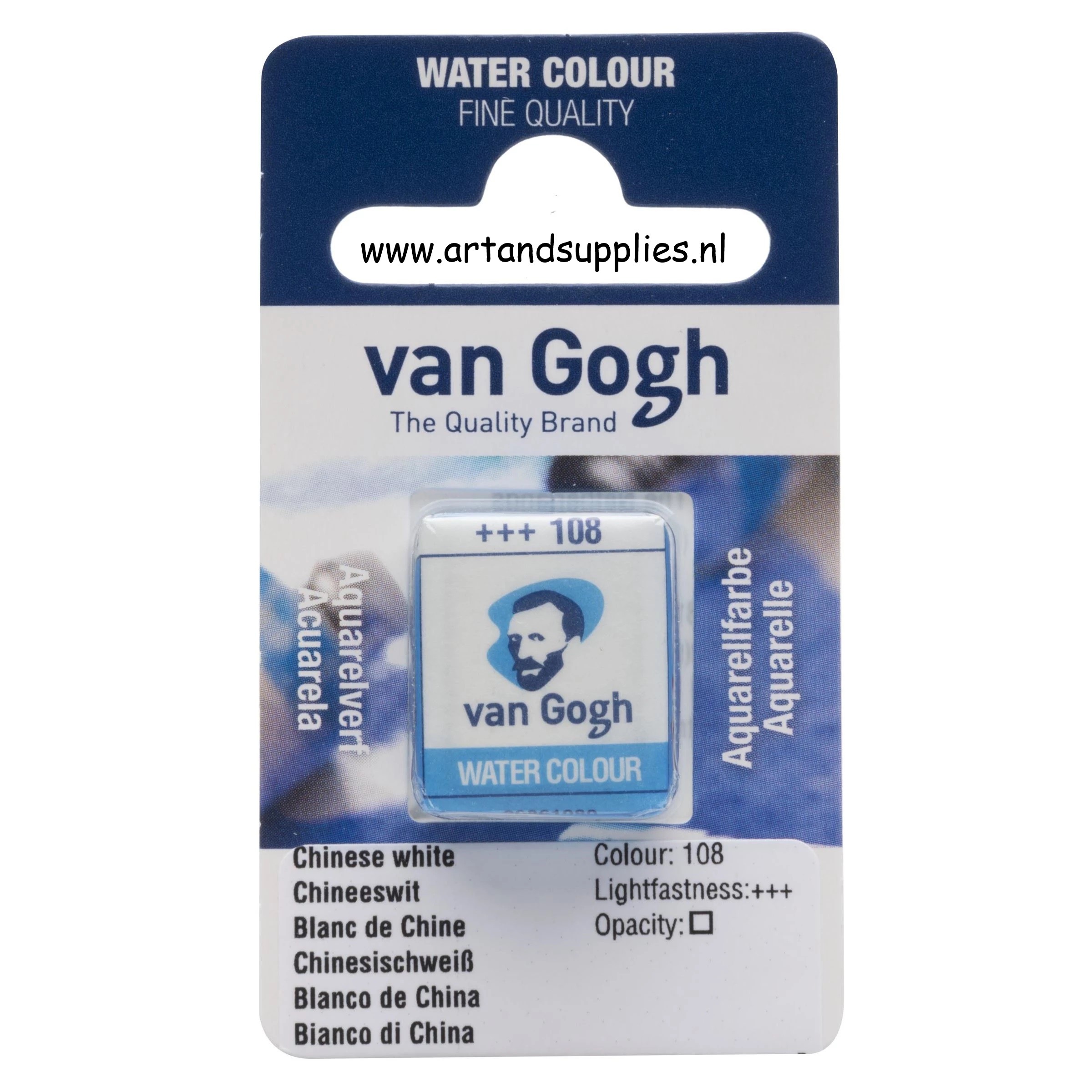 Van Gogh Aquarelverf Chineeswit (108), half napje