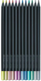 Black Edition metallic potloden (Faber Castell), 12 stuks