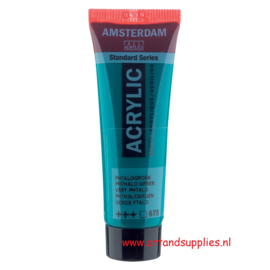 Amsterdam Acrylverf Phtalogroen (675), 20ml
