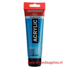 Amsterdam Acrylverf Briljant Blauw (564), 120ml
