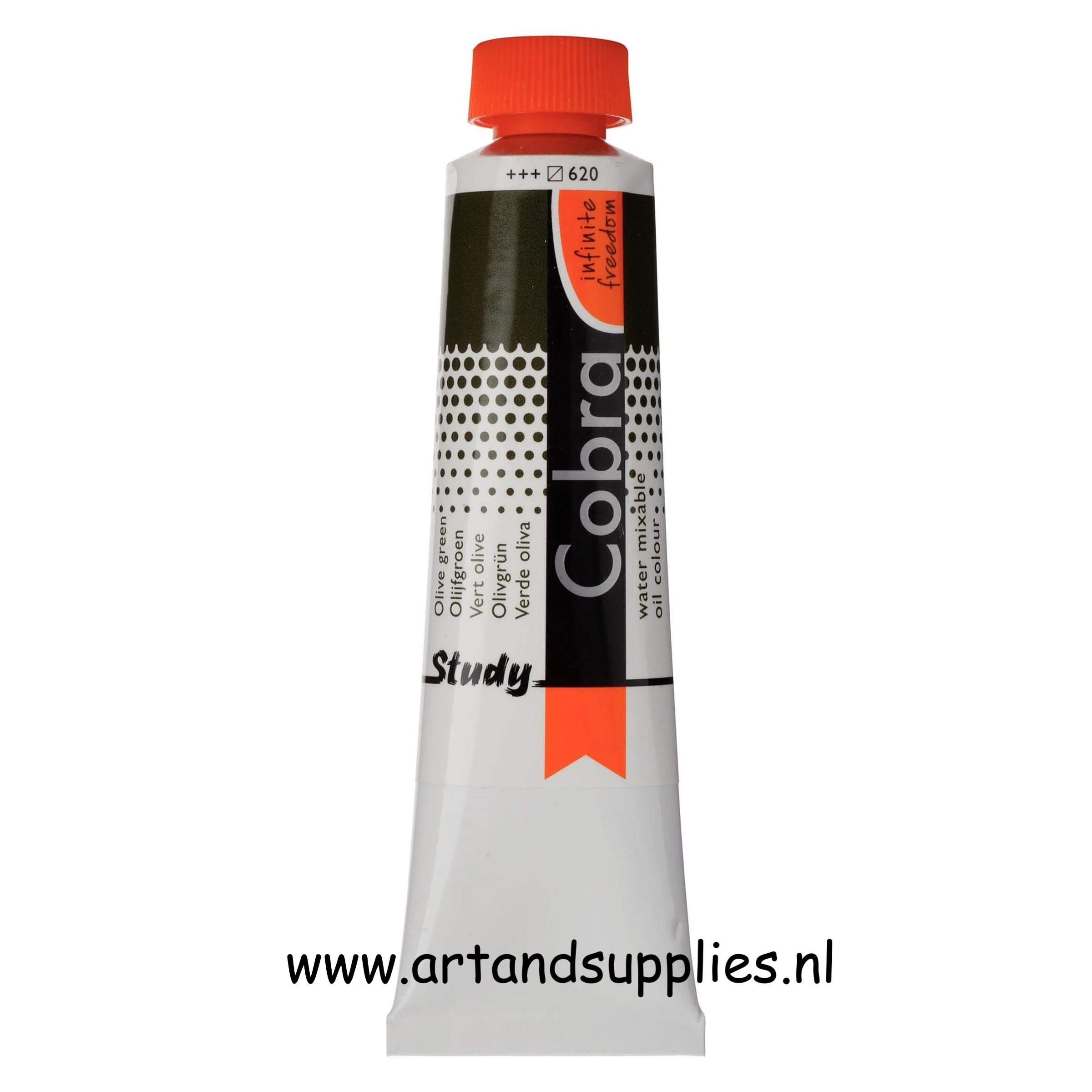 Cobra Study Olieverf Olijfgroen (620), 40ml