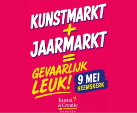 Kunst & Creatie Markt Heemskerk, 9 mei 2026