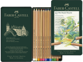 Faber Castell pastelpotloden, set van 12 stuks