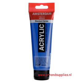 Amsterdam Acrylverf Kobaltblauw (Ultramarijn) (512), 120ml