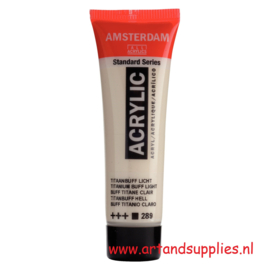 Amsterdam Acrylic Paint Titanium Buff Light (289), 20ml