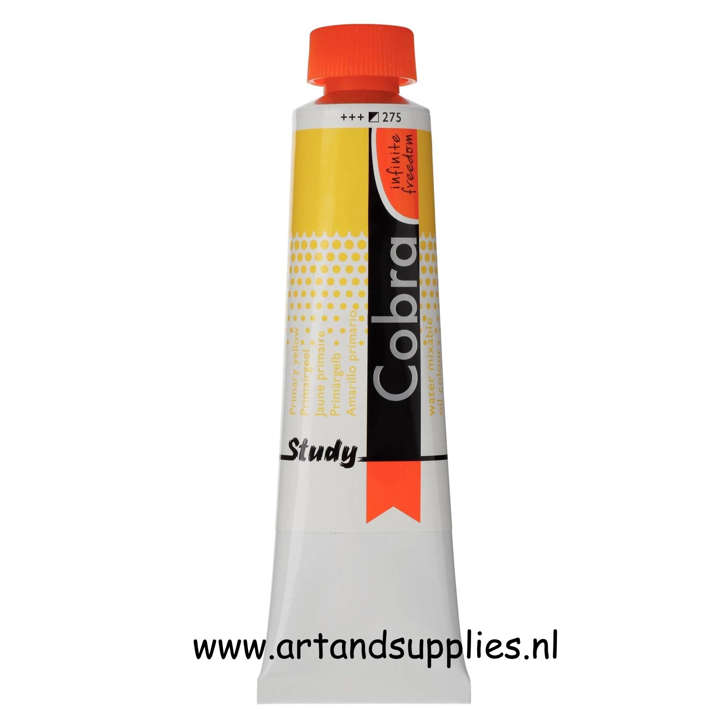 Cobra Study Olieverf Primairgeel (275), 40ml
