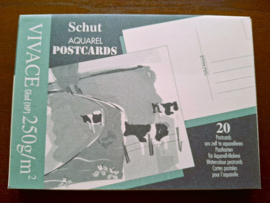 Schut - Vivace Aquarel Postkaarten blok A6  - 250 grams