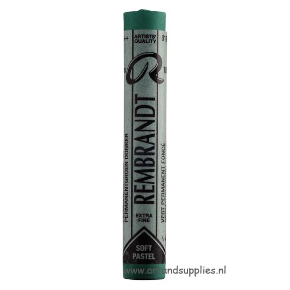 Rembrandt Softpastel Permanentgroen Donker (619.5)