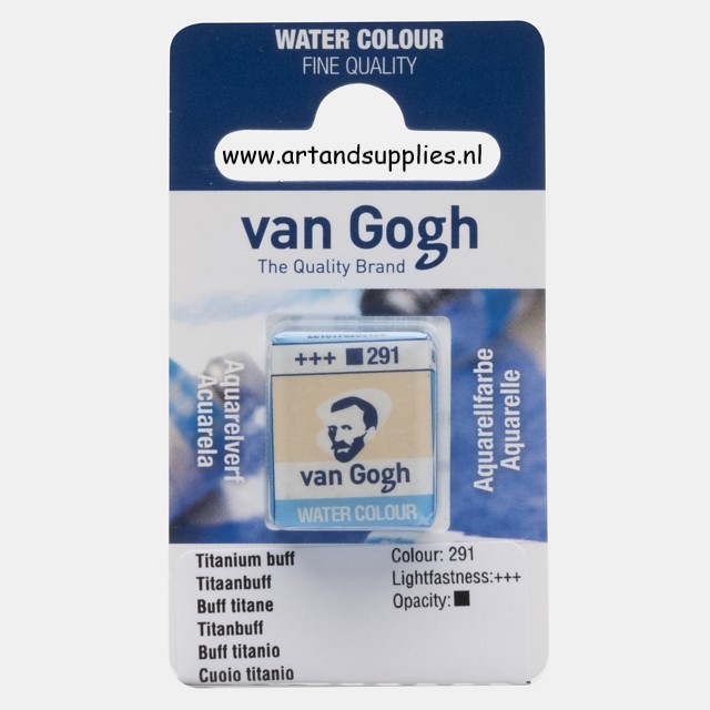 Van Gogh Aquarelverf Titaanbuff (291), half napje