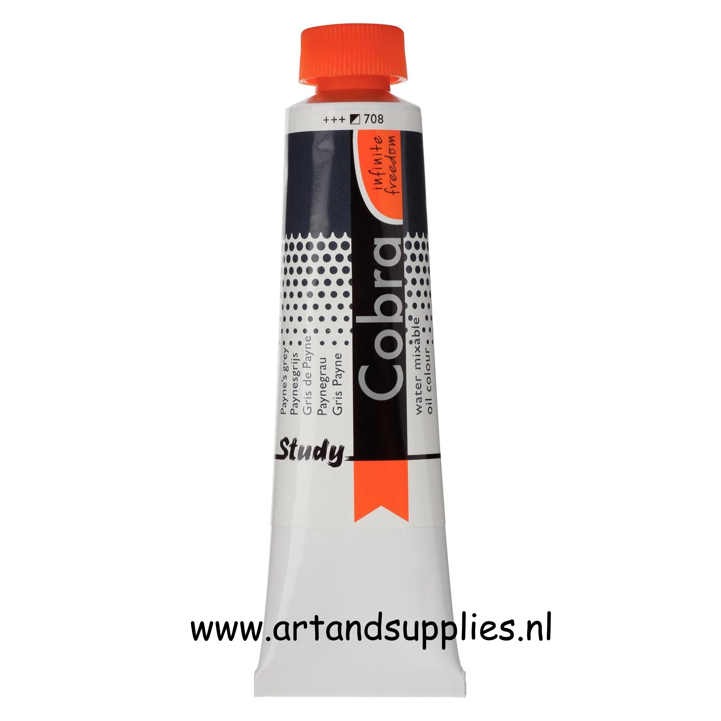 Cobra Study Olieverf Paynesgrijs (708), 40ml