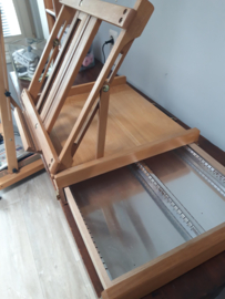 Schilderkist / Tafelezel met metalen lade