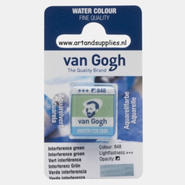 Van Gogh Aquarelverf Interference Groen (848), half napje