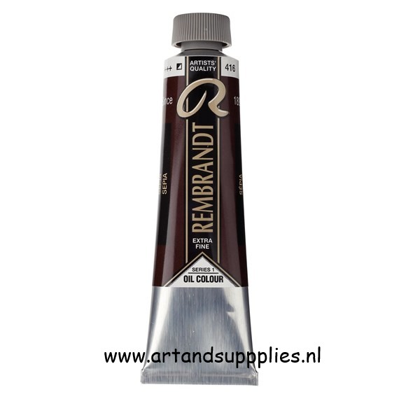 Rembrandt Olieverf Sepia (416/1), 40ml