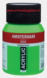 Amsterdam Acrylic Paint (605) Brilliant Green, 500ml