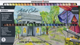 Eberhard Faber Oliepastelkrijt,  set van 50 stuks