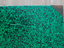 Tekenmap groen/zwart, 61x80cm