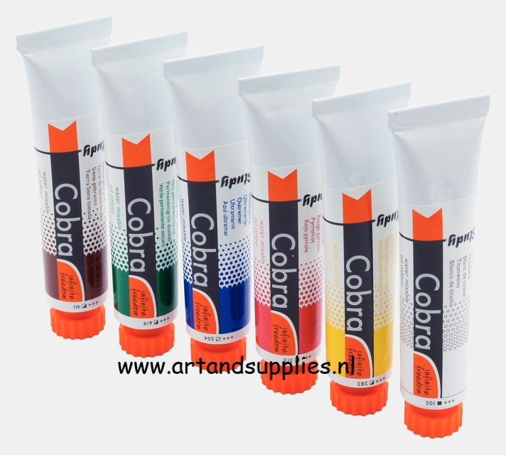 Cobra Study Olieverf Proefset, 6 x 20ml