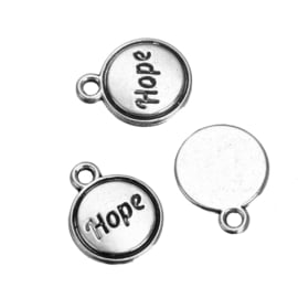 Tekstbedel "Hope", per 15 stuks