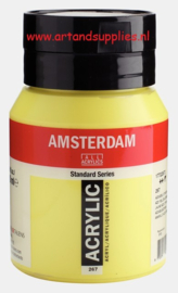 Amsterdam Acrylic Paint (267) Azo Yellow Lemon, 500ml