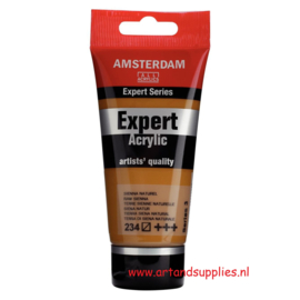 Amsterdam Expert Acrylverf Sienna Naturel (234), 75ml