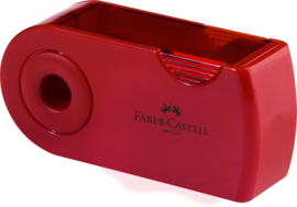 Puntenslijper Twin Sleeve, Faber Castell - Rood