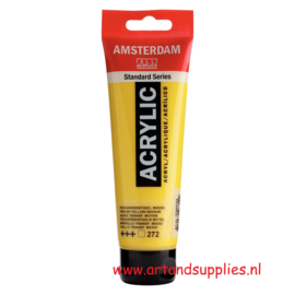 Amsterdam Acrylic Paint Transparant Yellow Medium (272), 120ml