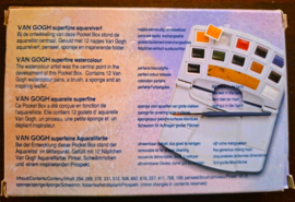 Van Gogh Aquarelpocket  Box, 12 halve napjes